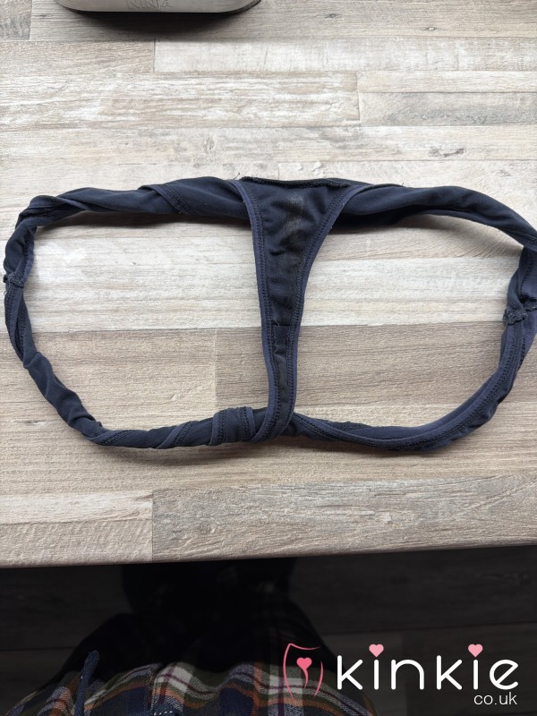 Nice Black Panties. 3 Days Of Use.  Or I Wear My Husbands. Or He Could Wear Either