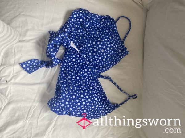 Nice Blue Polka Dots Bikini