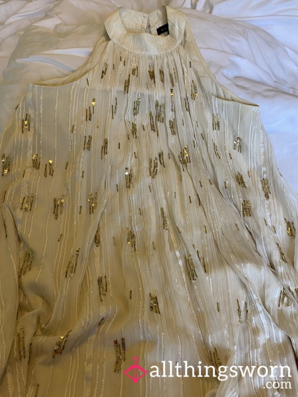 Nice Dirty Dress With Food Stains On  And At Lot More