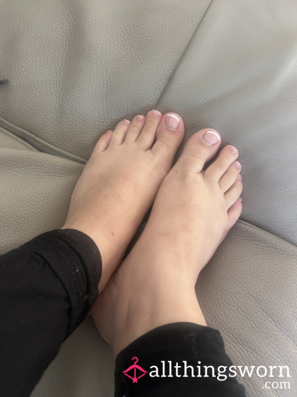 Nice French Tip Toes