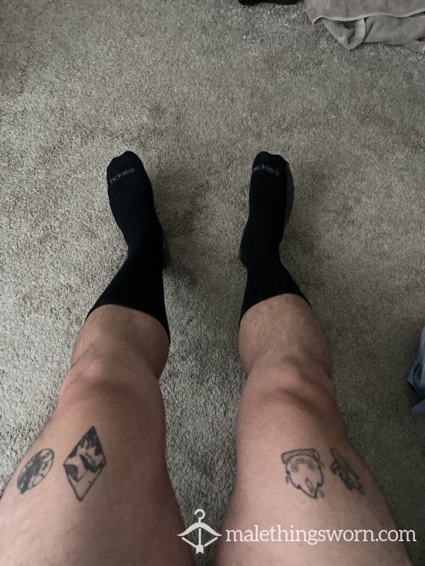 Nice Ripe D*ckies Socks (size 13m) After A 7 Mile Hike And A Leg Day Routine. Who Wants It?