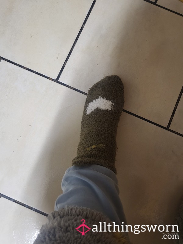 Nice Worn Fluffy Socks