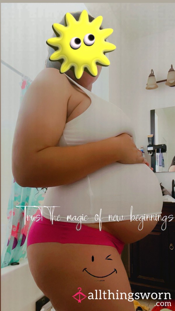 Nice Worn Pregnancy Panties