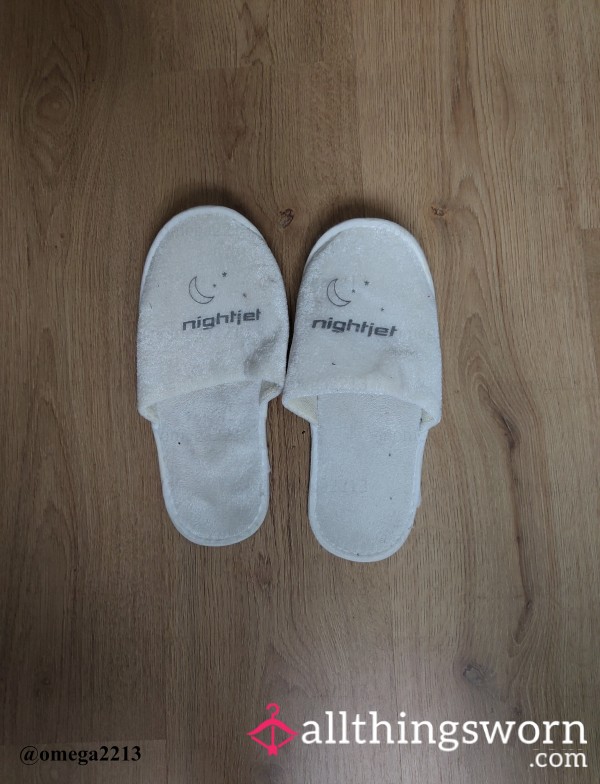 White Nightjet Slippers