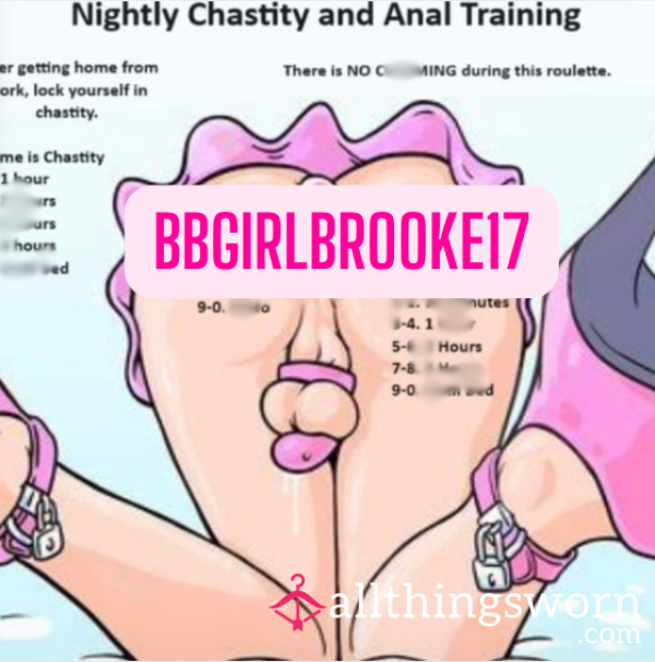 Nightly Chastity & A**l Training Dice Roulette🔥🥵