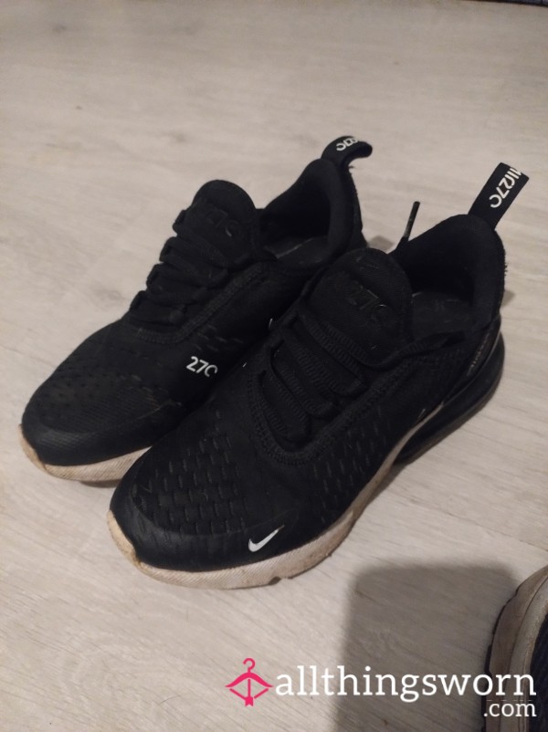 Nike 270s Well Worn Very Stinky And Sweaty Worn At The Gym And Everyday Use