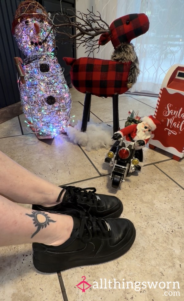 Nike AF1 Smashing Motorcycles Santa