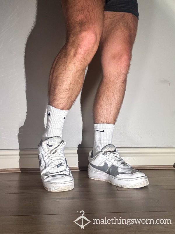 Nike AF1's (Silver)