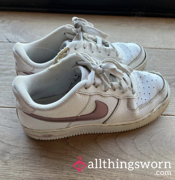 Nike Air Force 1 White/pink🩷🤍Color🥵😈| WELL-WORN