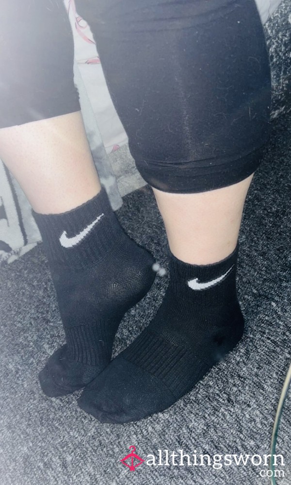 🔓 Nike Black Ankle Socks