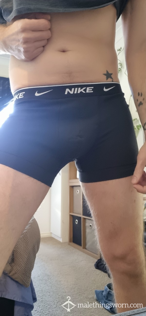 Nike Black Boxer Briefs With Gym SOLD BUT HAVE ANOTHER Must, Pre C*m And Pi*s