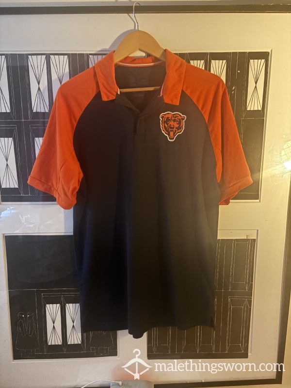 Nike Chicago Bears NFL Blue Polo Shirts