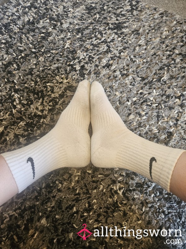 Nike Dirty Smelly Socks In White