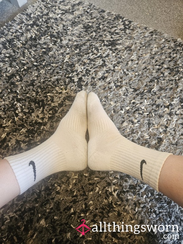 Nike Dirty Smelly Socks In White