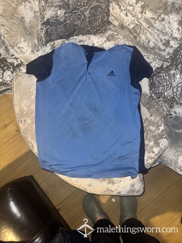 Adidas Dirty Smelly Stained Men’s Polo Shirt