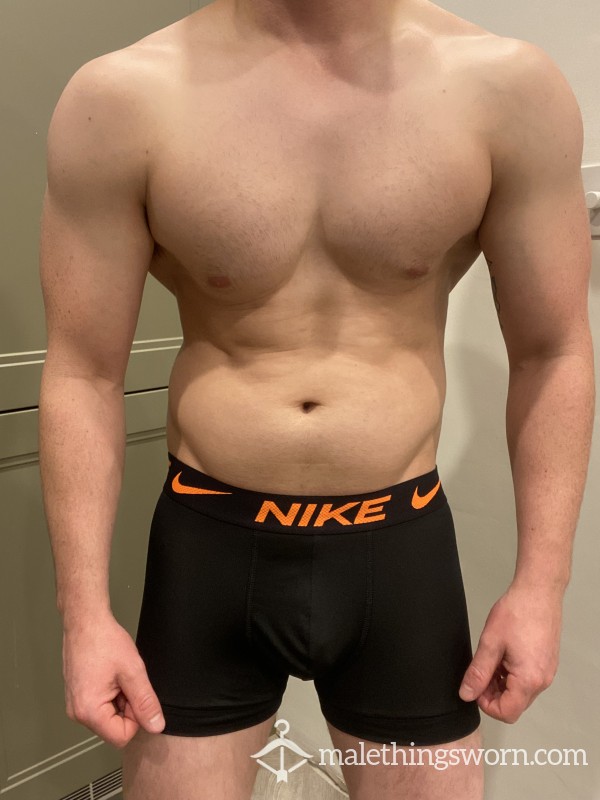 Nike Dri-Fit Boxers Black & Orange