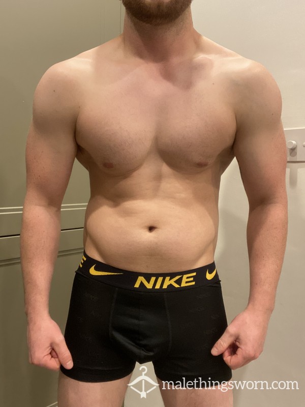 Nike Dri-Fit Boxers Black & Yellow