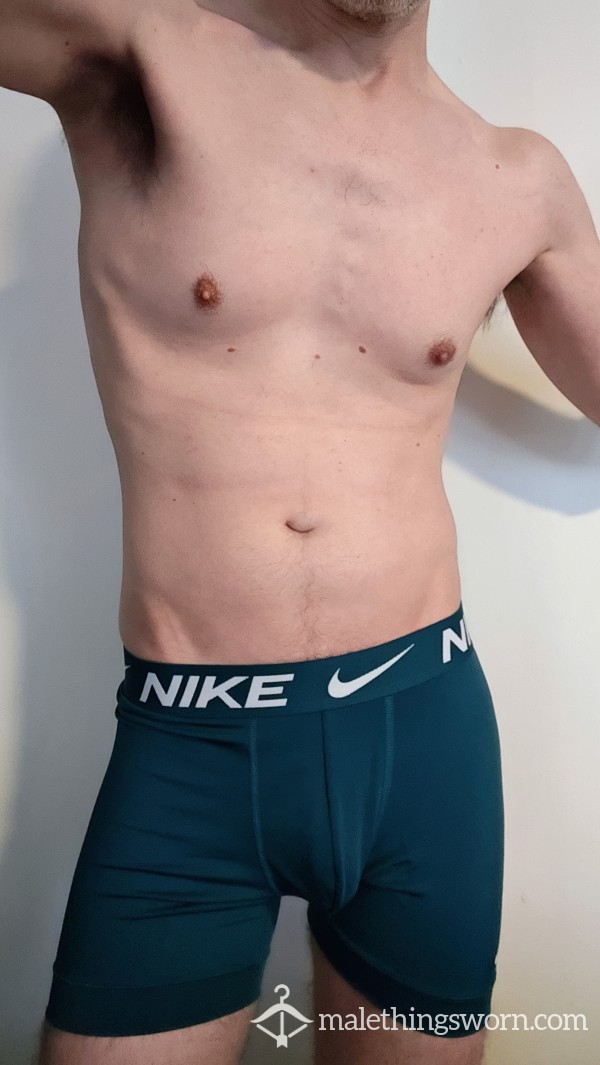 Nike Dri-Fit Teal Boxerbriefs Size M Customizable