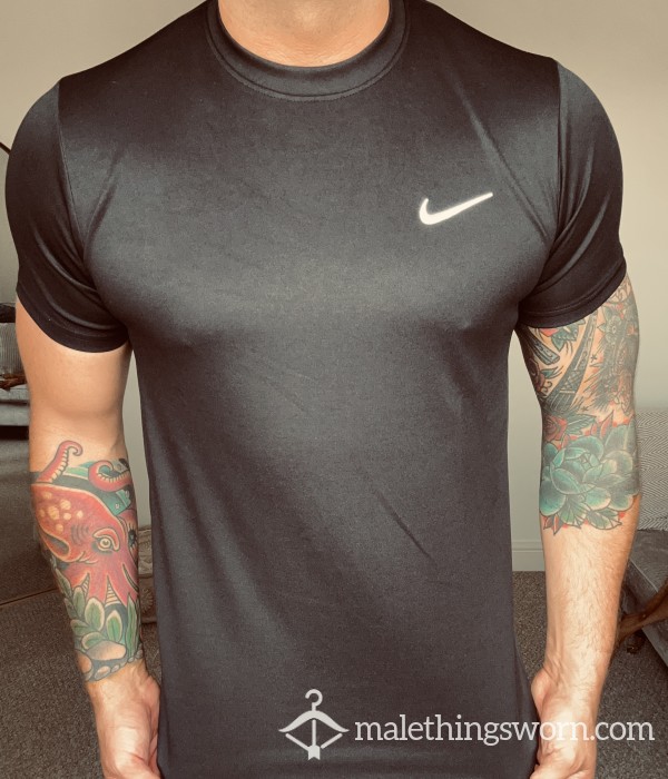 Nike DriFit Gym Shirt, Black