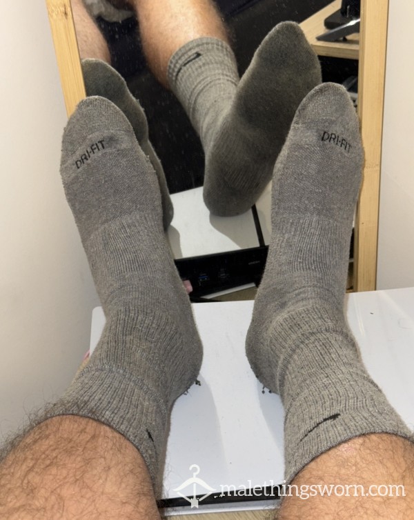 NIKE RANK GREY SOCKS