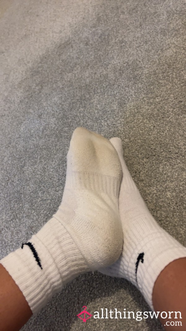 Nike Gym Sweaty Socks Worn All Day + Gym