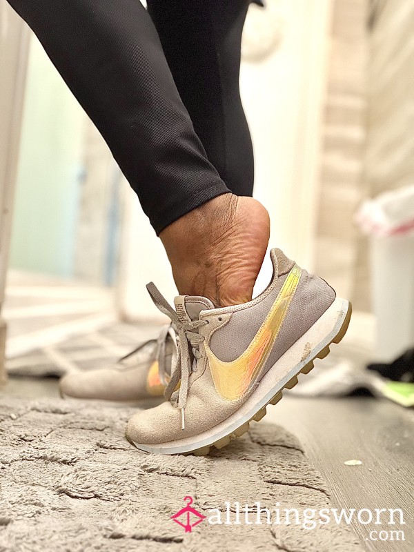 Nike Holographic Iridescent Logo Swoosh Shoes