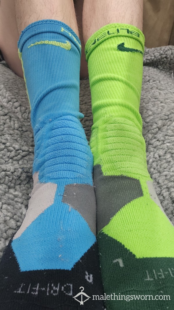 Nike Hyper Elite Crew Socks Well Worn And Used