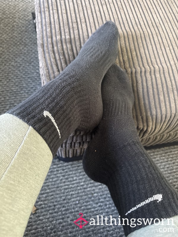 Nike Socks After Long Dog Walk