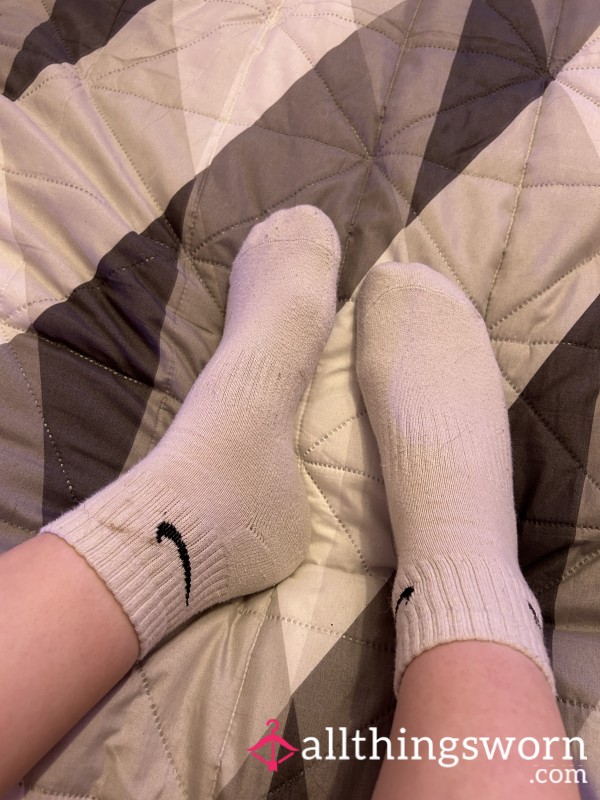 Nike Socks Worn For 2 Days Straight, Ready To Be Shipped To The Perfect Buyer!
