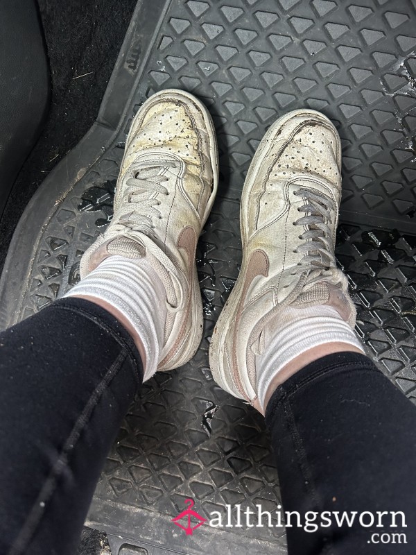 Nike Trainers And Soaking Socks From Today’s Wet Walk