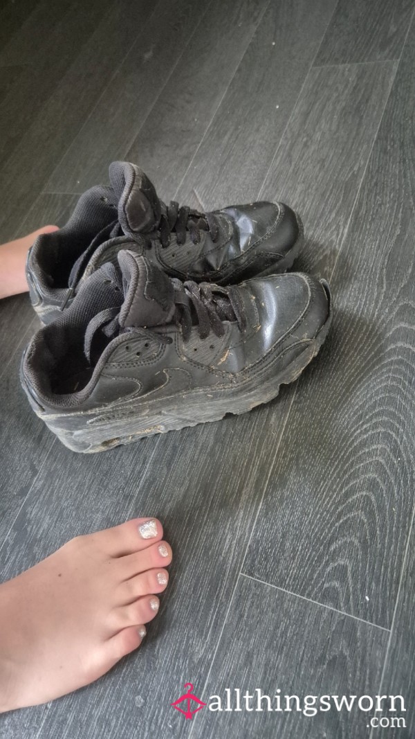 Nike Trainers Well Worn On