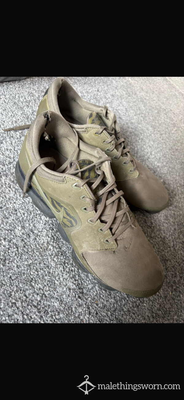 Worn Nike VaporMax, Heavy Use (Gym, Run, Cycle)
