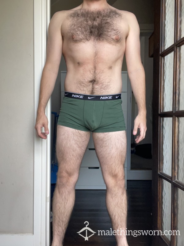 Nike XL Dry Fit Boxer Briefs In Green