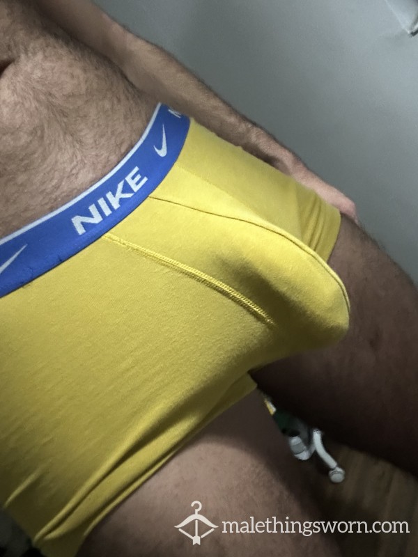Nike Yellow Boxers