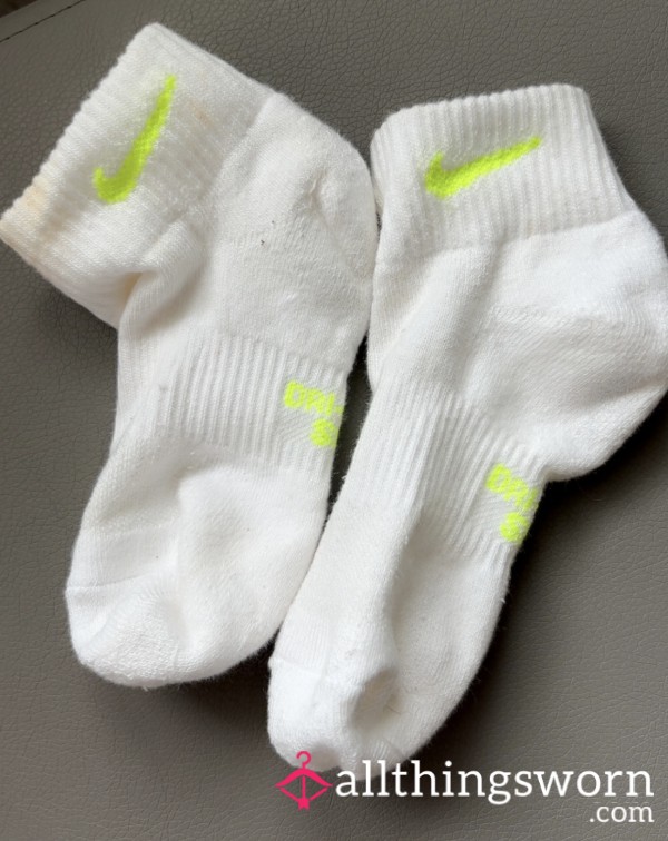 Nike Yellow Tick Dri-fit Socks