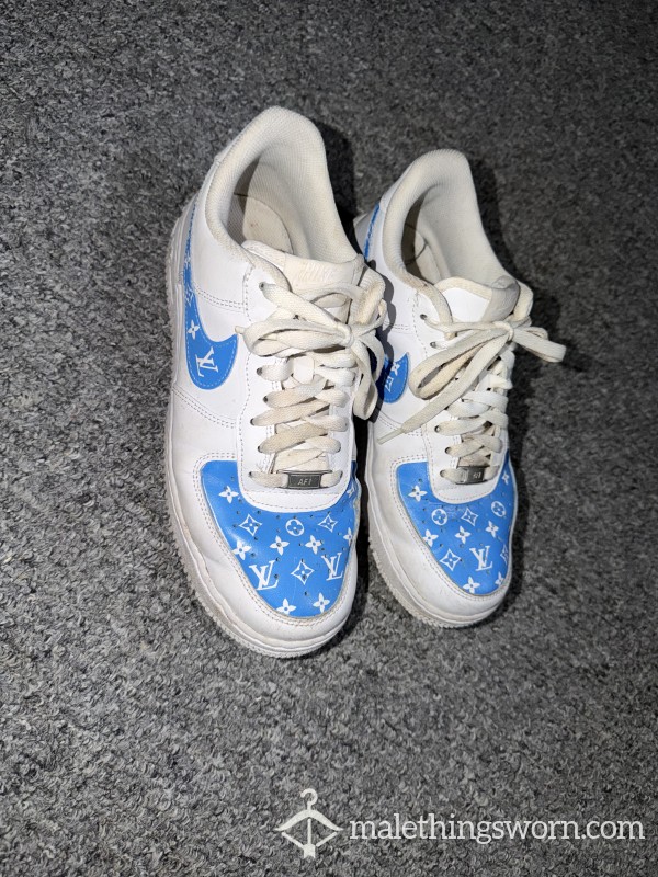 Nike/LV Air Force 1s - Worn Regularly For Past Year