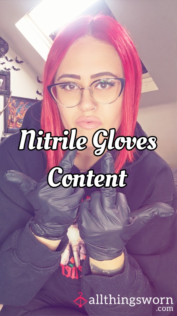 Nitrile Gloves Custom Content 🧤