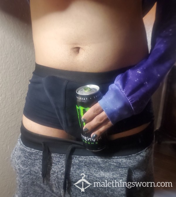 No-Fly Brief Trunks With Huge Pouch (Grey Or Black)