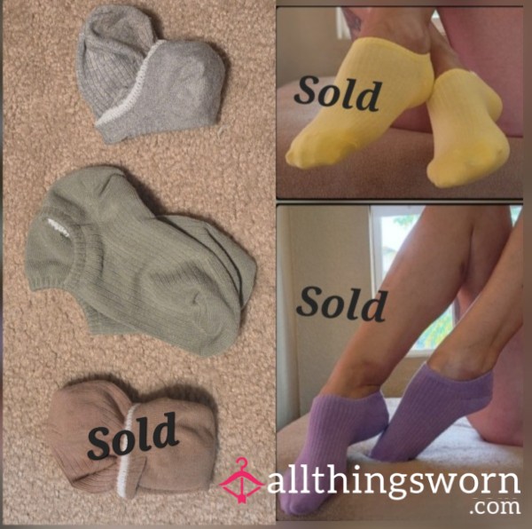 No Show Ribbed Socks