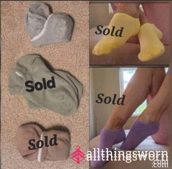 No Show Ribbed Socks