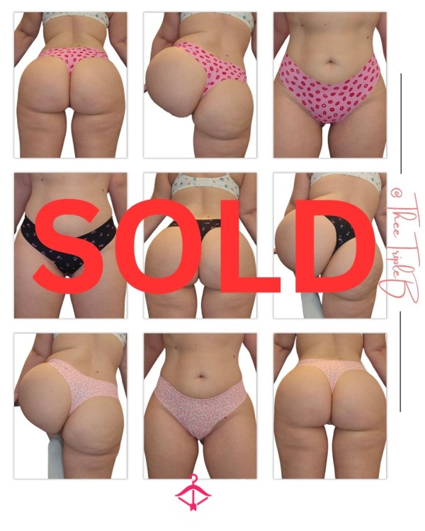 No Show Thongs - 2 Varieties Available (1 Sold)