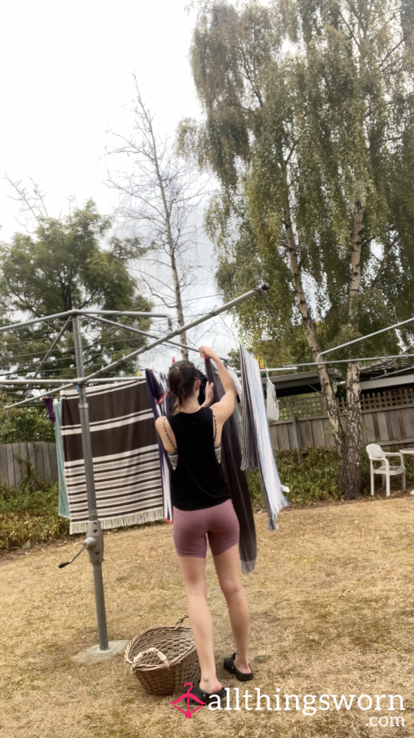 Nonchalant P** While Doing Chores