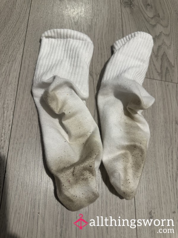 2 Days Wear!! Not So White FILTHY Socks 🧦🥵😍