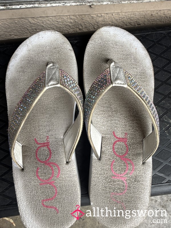 Not So White Sandals.