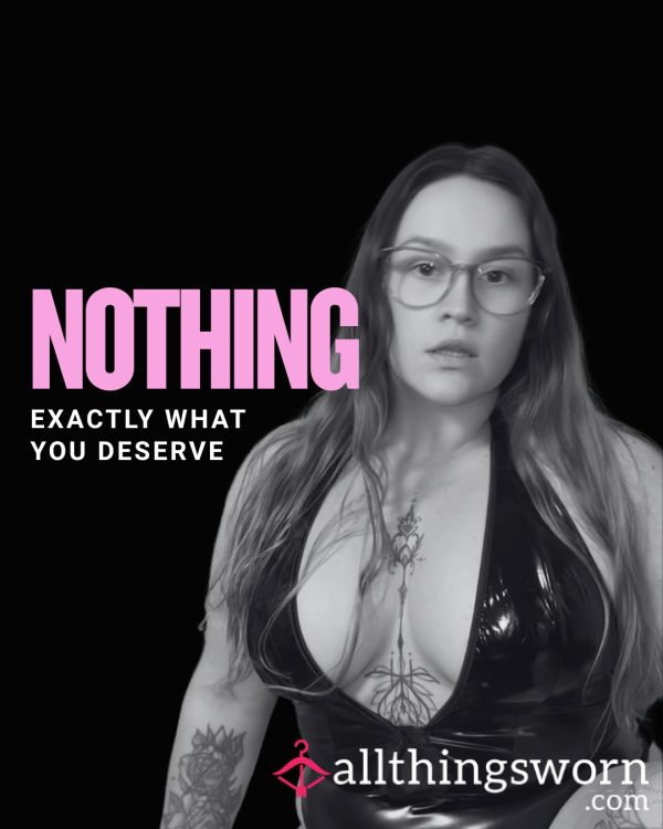 Nothing – And You Still Want To Pay 💭