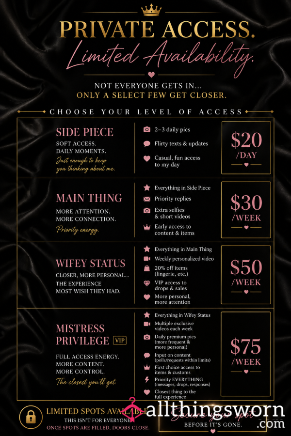 Now Offering GFE!