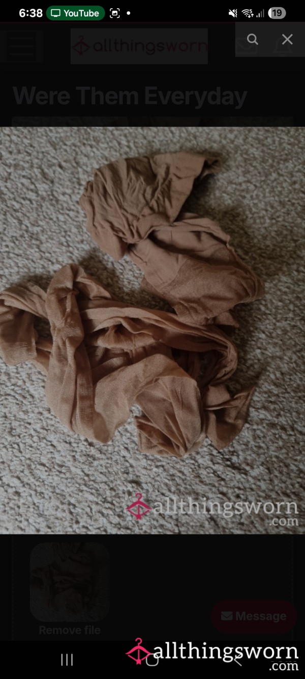 🦵Nude Beige Pantyhose/Tights-wore Them Everyday.