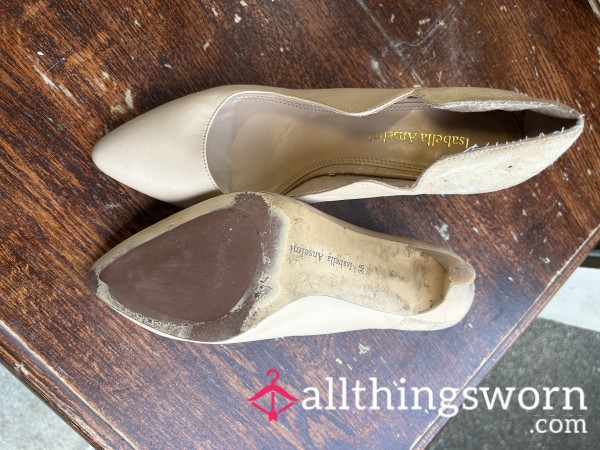 Nude Cla**y Heels - Well Worn