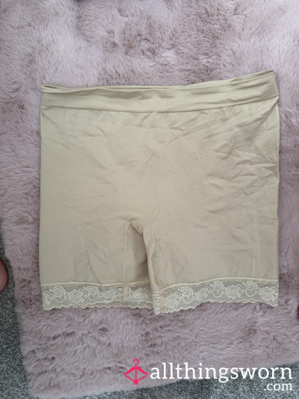 Nude Colour Stretchy Shorts
