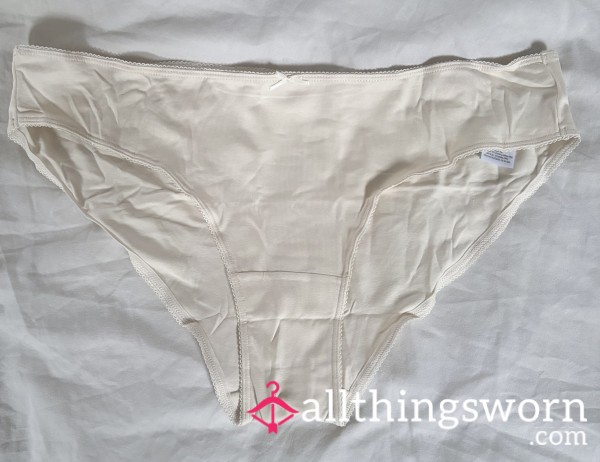 Nude Cotton Briefs – Worn After Purchase